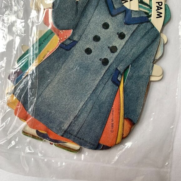 Merrimack 1986 Paper Dolls Set of 5 Plus Extras - Picture 2 of 7